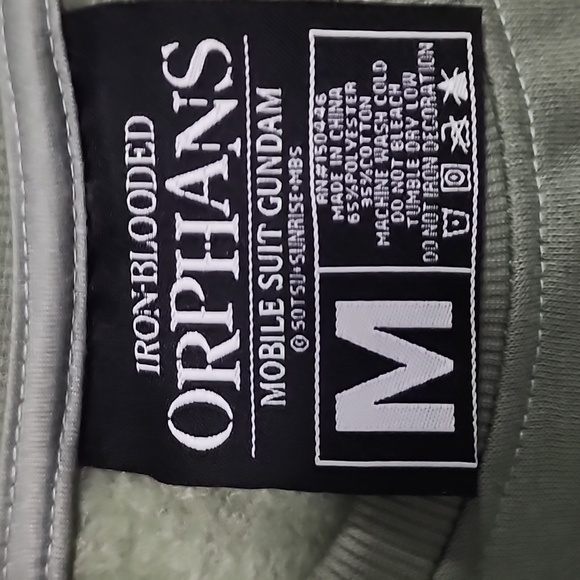 Lootwear exclusive Iron-Blooded Orphans forest green sweatshirt size medium - Picture 3 of 5
